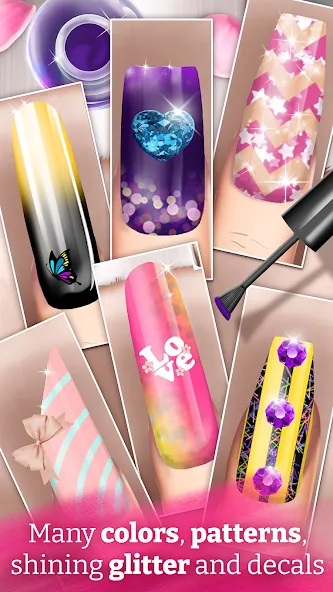 Nail Art Fashion Salon Game  [МОД Все открыто] Screenshot 4