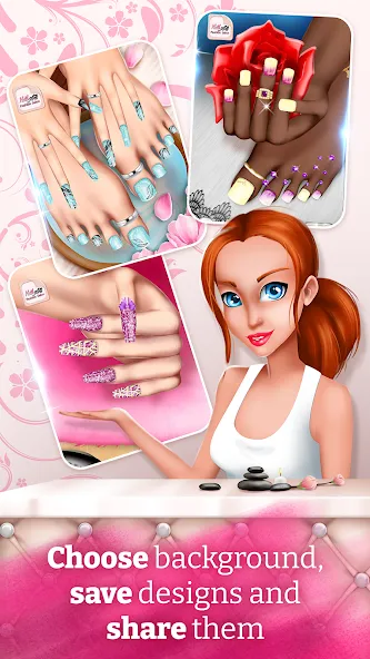 Nail Art Fashion Salon Game  [МОД Все открыто] Screenshot 5