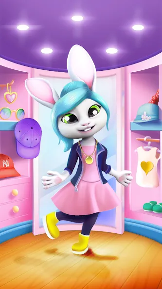 Bu Bunny - Cute pet care game  [МОД Все открыто] Screenshot 5