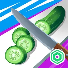 Скачать взлом Super Slices Robux Roblominer (упер Слайсес Робукс Робломайнер)  [МОД Бесконечные деньги] на Андроид