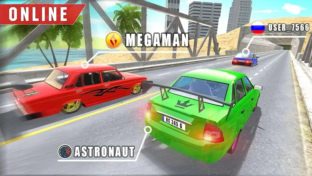 Real Cars Online Racing  [МОД Unlimited Money] Screenshot 3