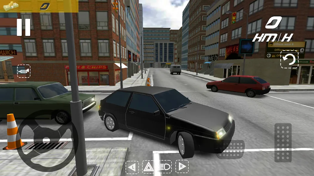 Russian Cars: 8 in City  [МОД Menu] Screenshot 2