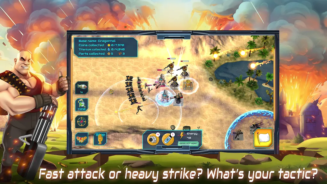 Boulder Base: Defense Strategy (Боулдер Бейс)  [МОД Unlocked] Screenshot 1