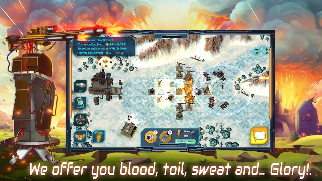 Boulder Base: Defense Strategy (Боулдер Бейс)  [МОД Unlocked] Screenshot 3