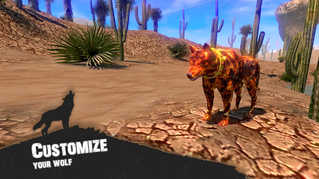 Wolf Simulator - Animal Games  [МОД Mega Pack] Screenshot 2