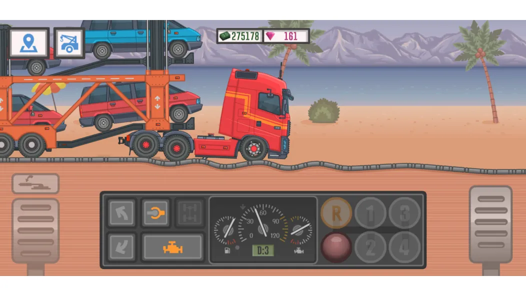 Trucker and Trucks  [МОД Много денег] Screenshot 4