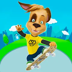 Скачать взлом Pooches: Skateboard [МОД Бесконечные деньги] на Андроид