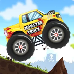 Скачать взлом Kids Monster Truck Racing Game [МОД Все открыто] на Андроид