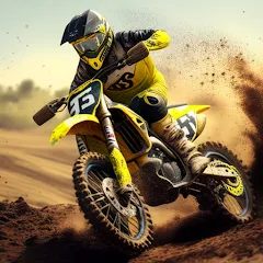 Скачать взлом MX Bikes: Motocross Dirt bikes [МОД Mega Pack] на Андроид