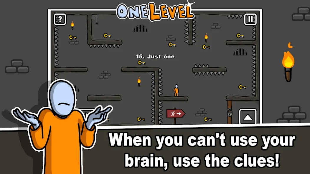 One Level: Stickman Jailbreak (Уан Левел)  [МОД Mega Pack] Screenshot 5