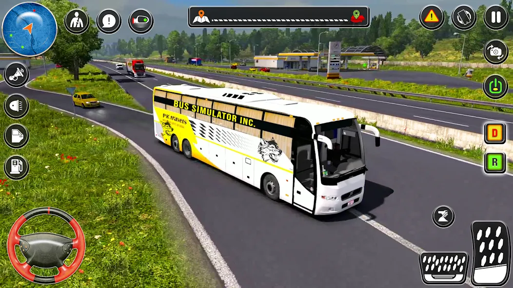 City Coach Bus City Bus Games  [МОД Меню] Screenshot 1