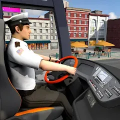 Скачать взлом City Coach Bus City Bus Games [МОД Меню] на Андроид