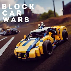 Скачать взлом Block Car Wars Brick Car Crash (Блок Автомобильные Войны Кирпич Автомобильная Авария)  [МОД Бесконечные монеты] на Андроид