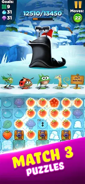 Best Fiends - Match 3 Puzzles (Бест Фиендс)  [МОД Все открыто] Screenshot 3