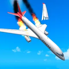 Скачать взлом Plane Crash: Flight Simulator (Плейн Краш) [МОД Unlocked] на Андроид