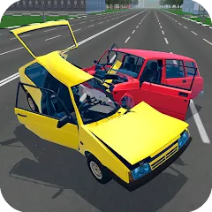 Скачать взлом Russian Car Crash Simulator (Рашн Кар Краш Симулятор) [МОД Unlocked] на Андроид