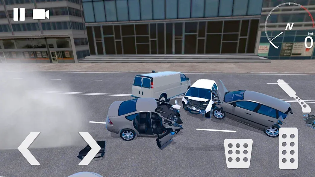 Traffic Crashes Car Crash (Трафик Краш Кар Краш)  [МОД Много монет] Screenshot 1