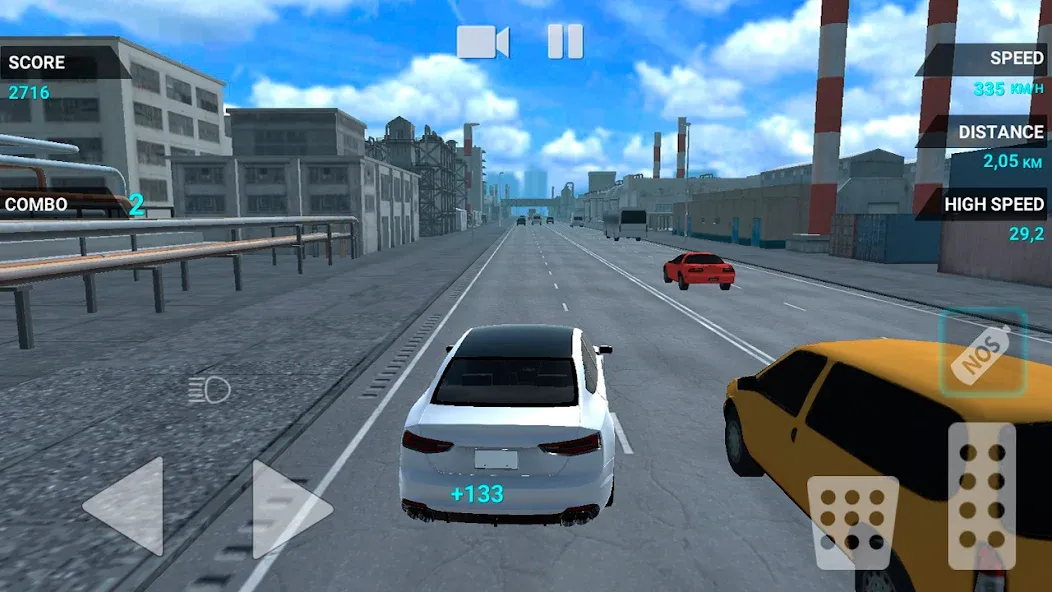 Traffic Racer Speeding Highway (Трафик Рейсер Скоростная Шоссе)  [МОД Много денег] Screenshot 1