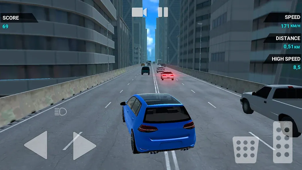 Traffic Racer Speeding Highway (Трафик Рейсер Скоростная Шоссе)  [МОД Много денег] Screenshot 5