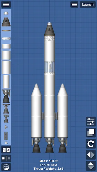 Spaceflight Simulator (Спейсфлайт Симулятор)  [МОД Unlocked] Screenshot 1