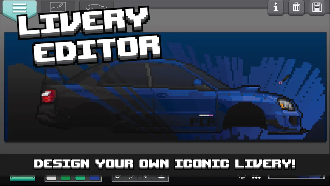 Pixel Car Racer (Пиксельный гоночный автомобиль)  [МОД Бесконечные монеты] Screenshot 5