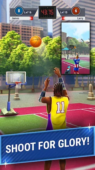 3pt Contest: Basketball Games  [МОД Unlimited Money] Screenshot 2