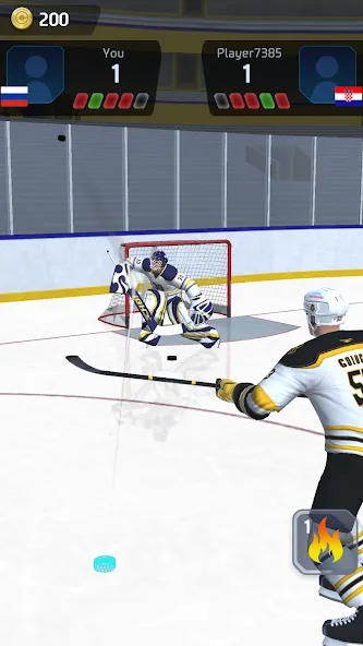 Hockey Game Stars 3D (Хоккей Гейм Старс 3D)  [МОД Много монет] Screenshot 3