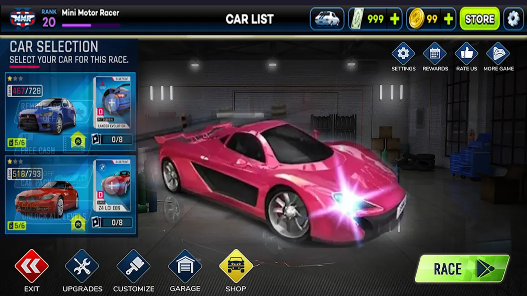 Car Highway Racing for Speed (Трафик Рейсер Трафик игры)  [МОД Бесконечные монеты] Screenshot 1