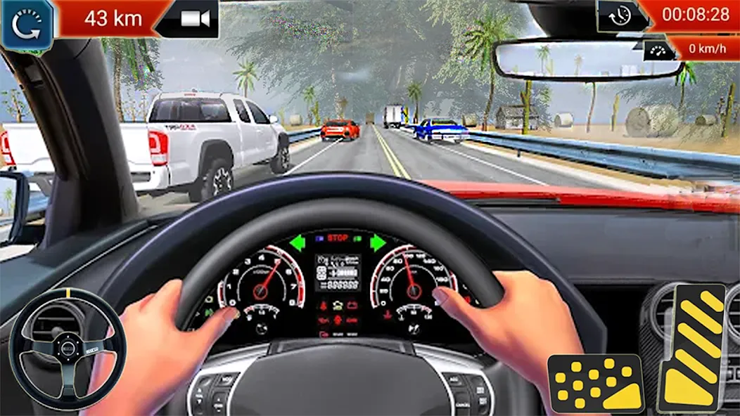 Car Highway Racing for Speed (Трафик Рейсер Трафик игры)  [МОД Бесконечные монеты] Screenshot 3