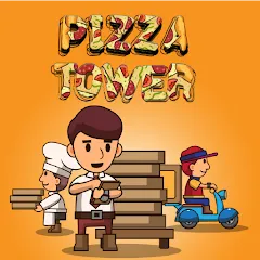 Скачать взлом Pizza Tower: Idle Tycoon (Пицца Тауэр)  [МОД Mega Pack] на Андроид