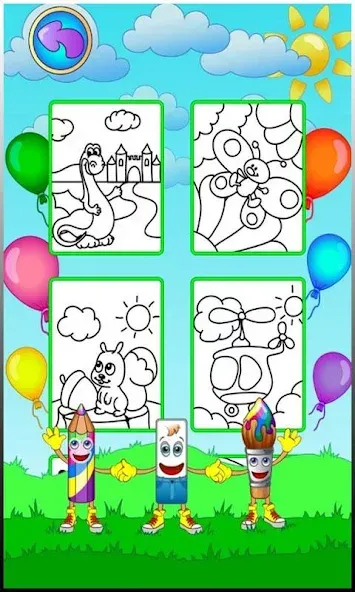 Coloring pages  [МОД Много монет] Screenshot 2