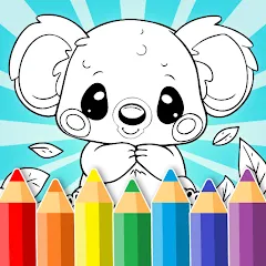 Скачать взлом Animal coloring pages  [МОД Много монет] на Андроид