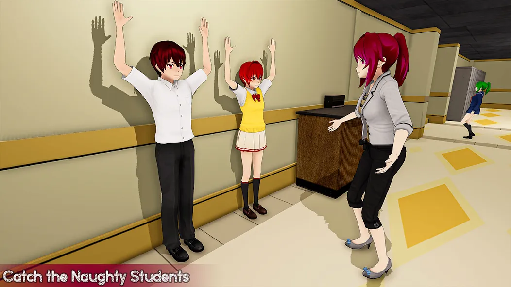 Anime Girl School Teacher 3D  [МОД Menu] Screenshot 3