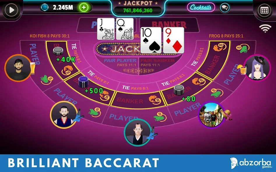 Baccarat (Баккара)  [МОД Много денег] Screenshot 1