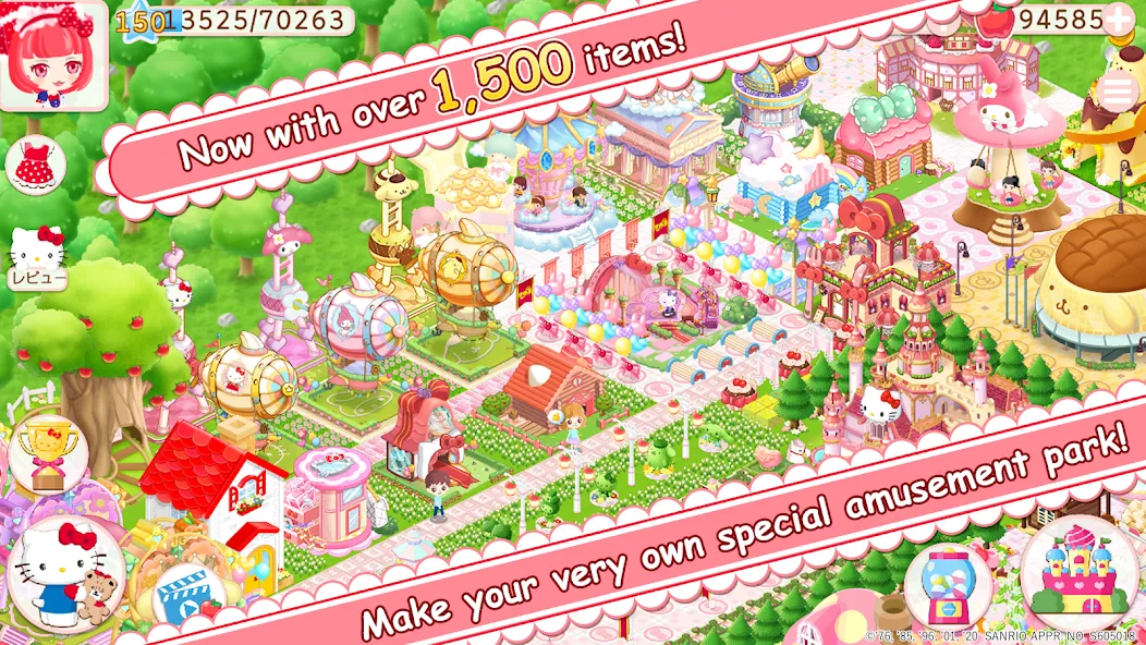 HelloKittyWorld2 Sanrio Kawaii (ХеллоуКиттиВорлд2 Санрио Каваии)  [МОД Menu] Screenshot 2