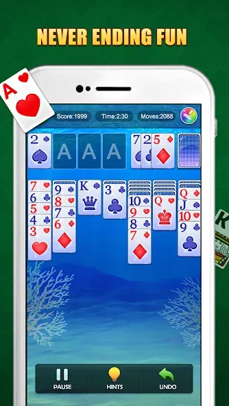 Solitaire Puzzle : Card Jigsaw (Солитер головоломка)  [МОД Menu] Screenshot 2