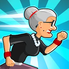 Скачать взлом Angry Gran Run - Running Game (Энгри Гран Ран) [МОД Бесконечные монеты] на Андроид