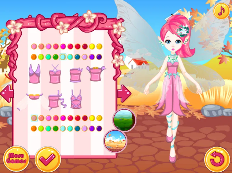 Fairy Dress Up - Girls Games  [МОД Бесконечные монеты] Screenshot 2