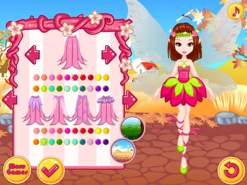 Fairy Dress Up - Girls Games  [МОД Бесконечные монеты] Screenshot 4