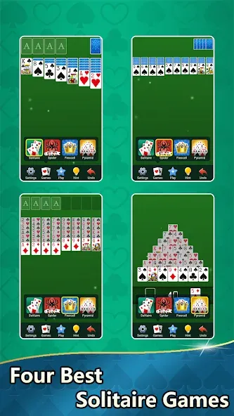 Aged Solitaire Collection  [МОД Unlimited Money] Screenshot 1