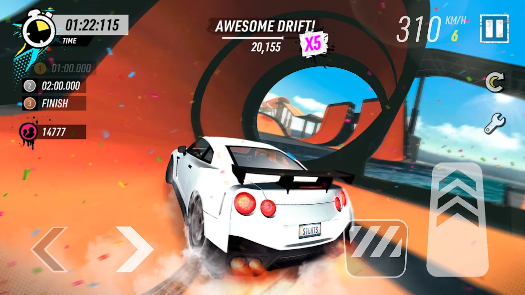 Car Stunt Races: Mega Ramps (Кар Стант Рейсы)  [МОД Unlimited Money] Screenshot 1