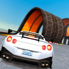 Скачать взлом Car Stunt Races: Mega Ramps (Кар Стант Рейсы)  [МОД Unlimited Money] на Андроид