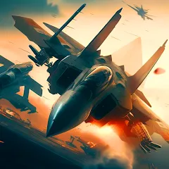 Скачать взлом Aircraft Strike: Jet Fighter [МОД Бесконечные монеты] на Андроид