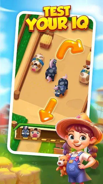 Farm Fun - Animal Parking Game (Фарм Фан)  [МОД Все открыто] Screenshot 5