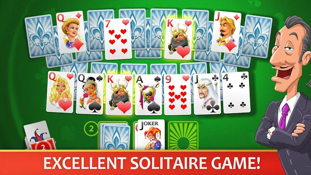 Solitaire Perfect Match  [МОД Unlimited Money] Screenshot 1