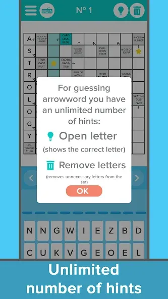 Crossword: Arrowword puzzles  [МОД Menu] Screenshot 4