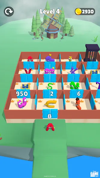 Alphabet Battle: Room Maze (Алфавит батл)  [МОД Все открыто] Screenshot 2