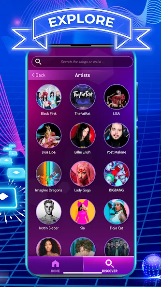 Tiles Hop: EDM Rush (Тайлс Хоп)  [МОД Menu] Screenshot 3