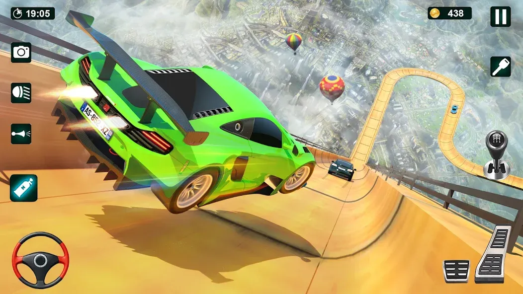 GT Car Stunt 3D: Ramp Car Game  [МОД Бесконечные деньги] Screenshot 5