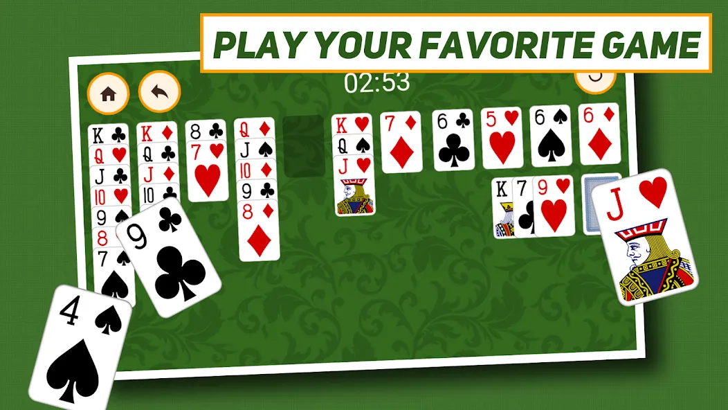 Klondike Solitaire: Classic  [МОД Бесконечные монеты] Screenshot 5